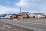 BNSF 8549 Point on East Bound Train